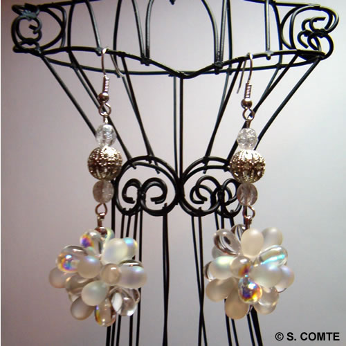 Boucles d'oreilles Giboulées